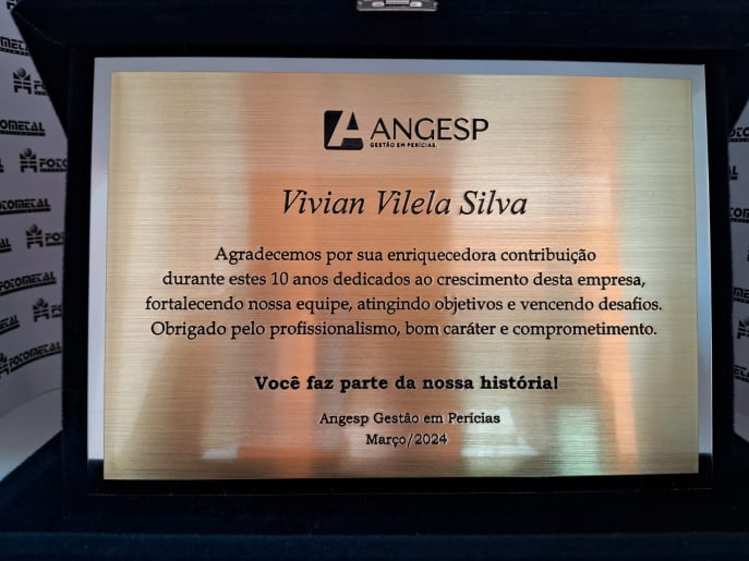 estojo para placa de homenagem curitiba