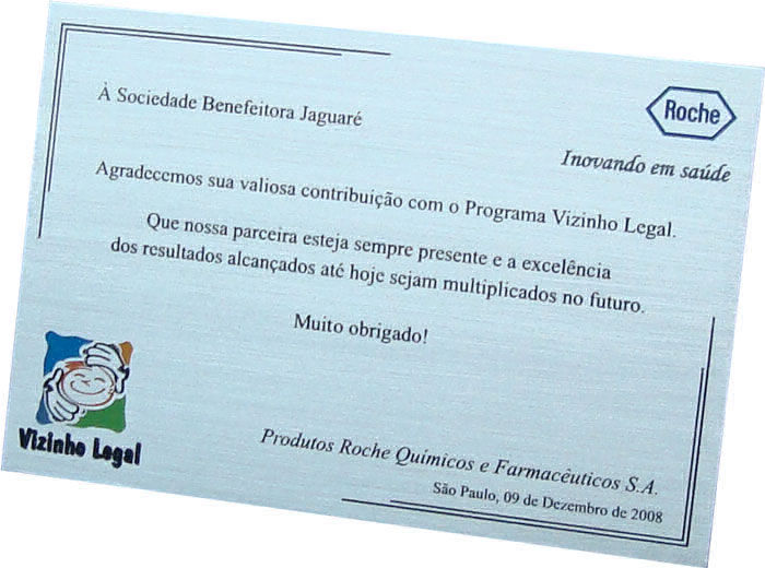 Gravações em Metal, Troféus Personalizados, Portas Painéis, Crachás, Botons, Brasões, Etiquetas